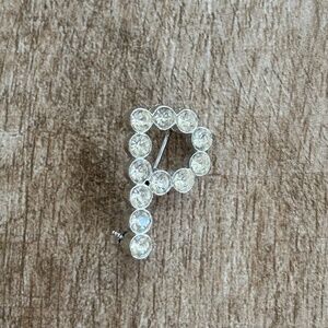 Vintage Initial "P" Brooch